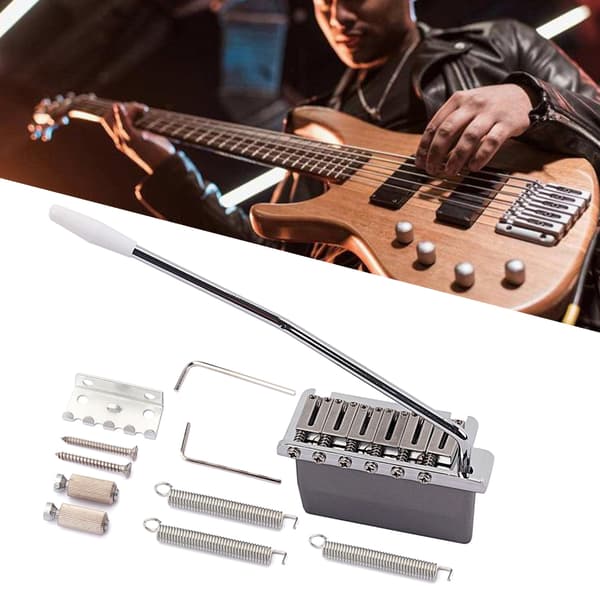 Tremolo Bridge Set för Strat Elektrisk Gitarr Ersättningsdelar