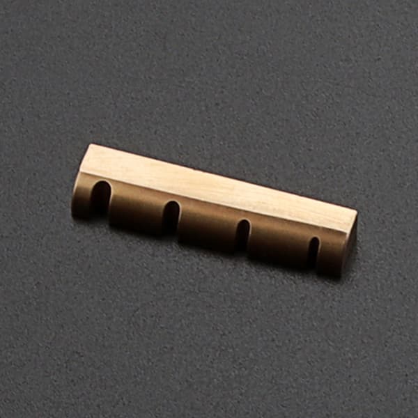 Pre-Slotted Brass Nuts Replacement 4 String Electric Bass Guitar Top Nut