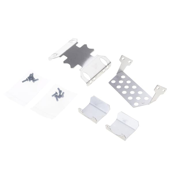 4 stk RC Chassis Protector Kraftig rustfritt stål erstatning for RC TRXA4