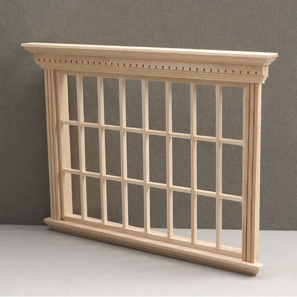 1:12 Mini Vindue Miniature til Husrum Styling og DIY Layouts