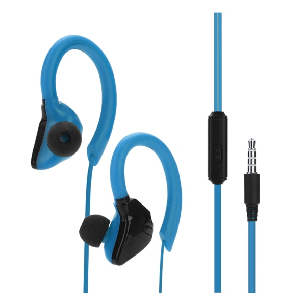 Sports Wired Earbuds-øretelefoner Svedtætte i øret Øvelse Workout Gym Earbuds