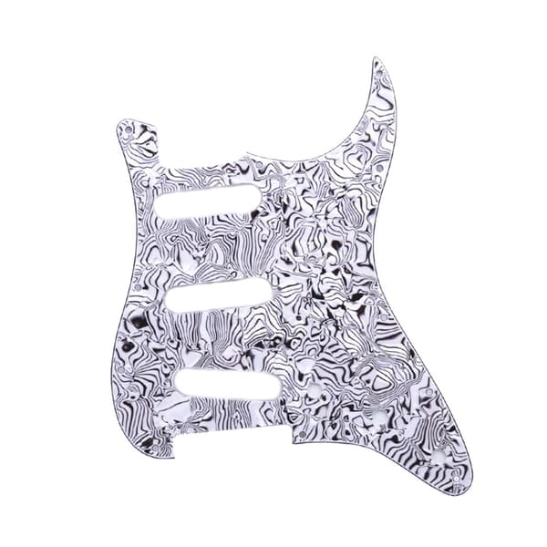 Gitar Scratch Plate Pick Guards for US/Mexico Made Modern Style Gitardeler Black and white shel