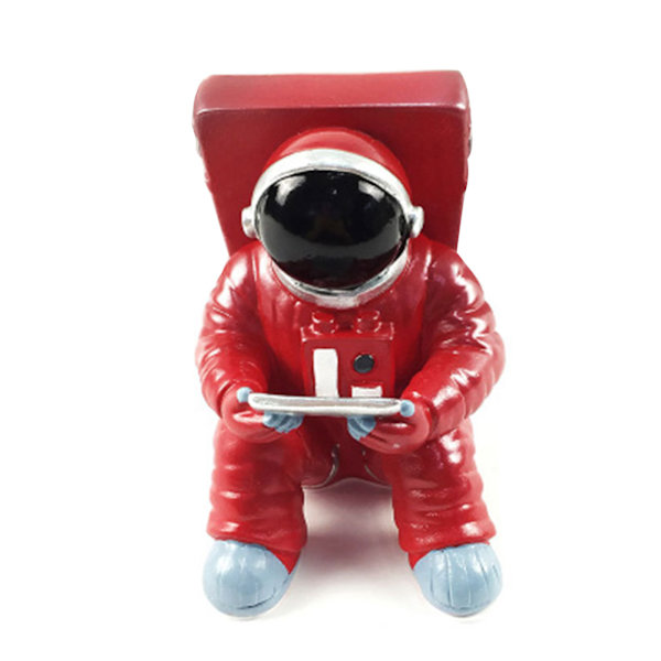 för Creative Astronaut Mobiltelefonställ Tabletter Spaceman Bracket Resin Phone Hol