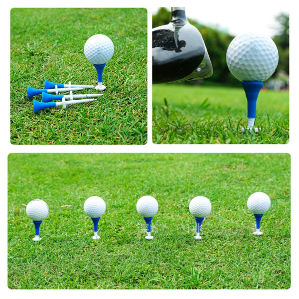 5 st Höjdjusterbar golfbollshållare Stabil träningsbollstativ Golfbollströja