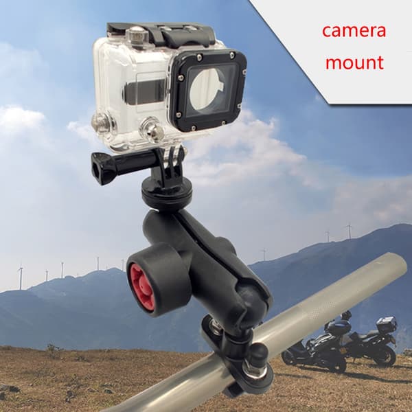 Hållbar RAM Mount 9cm Dubbel Socket Arm för 1-tums Kulbas Fast Rack