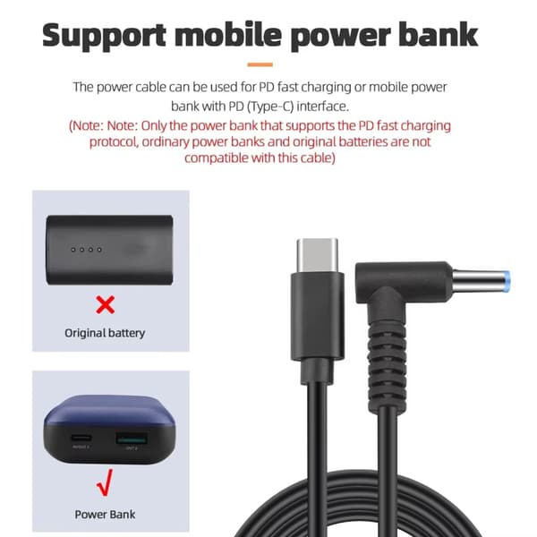 USB C til 4530 Strømledning Vannbestandig Intelligent Mottaksbrikke USB C