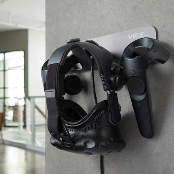 Universell Väggmonterad Hållare för Quest 1/2/Rift/Rift-S/HTC Vive VR-headset Displayförvaring Konsol Platsbesparande Stativ Black