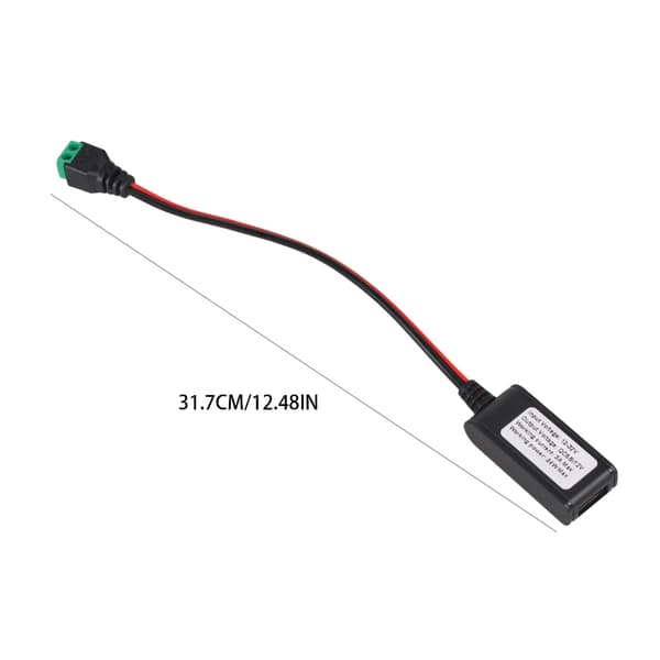 Stor strøm QC3 0 USB-opladerkabel ledning til DC12V-32V strømforsyning