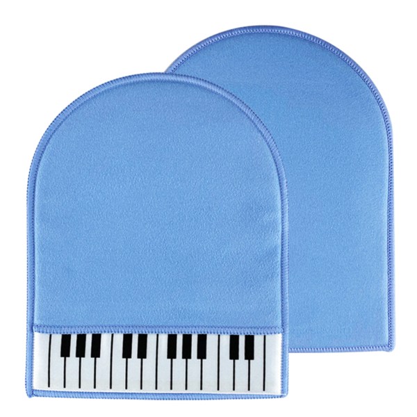 Piano rengöringshandskar Plysch polerduk Universal Instrument rengöringshandskar Grey