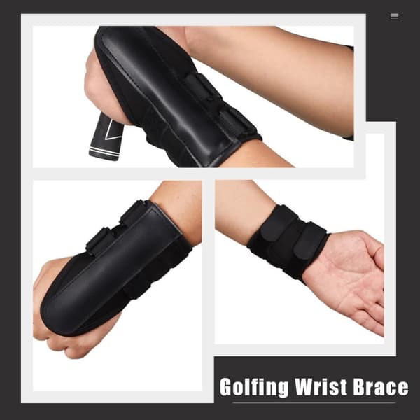 Golf Swing Alignment Brace Komfortabel Golfgrepstrener Golf Håndleddsstøtte