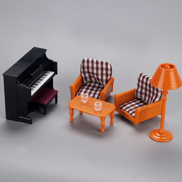 Klaverstol Lampe Sofa Model Stuepynt Legetøj