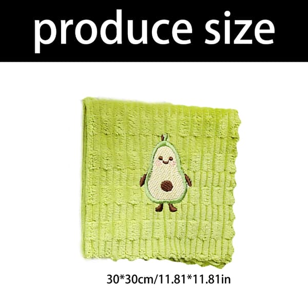 8 stk. Avocado Karklud Superabsorberende Mikrofiber Køkkenhåndklæde
