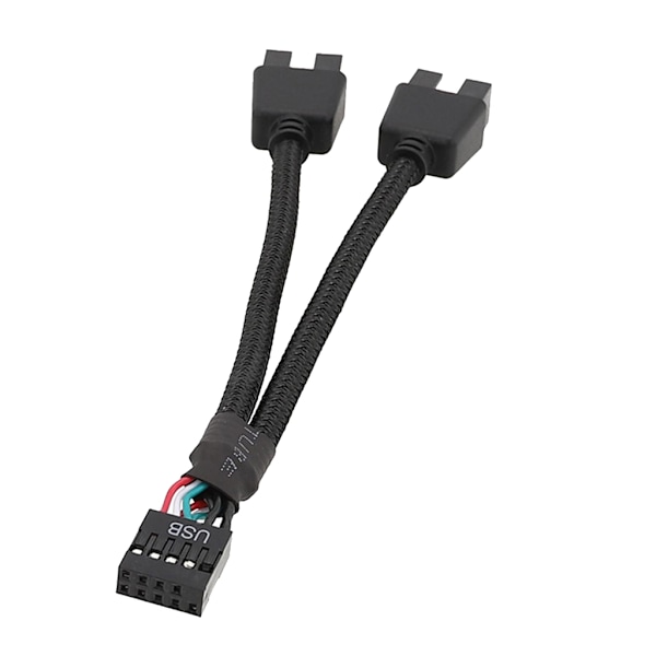 USB laajennuskaapeli 9-nastainen naaras ja dual 9P uros 1-2 tietokoneen laajennuskaapeli