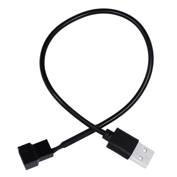 USB -4pin tuuletinkaapeli USB -prosessorin tuulettimen sovitinjohto kannettavan tietokoneen tuulettimille 5V Power 30cm/11.8in