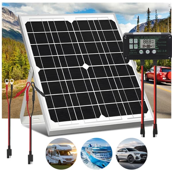 Højeffektiv Monokrystallinsk Solarplade Sæt 40W Solcellepanel