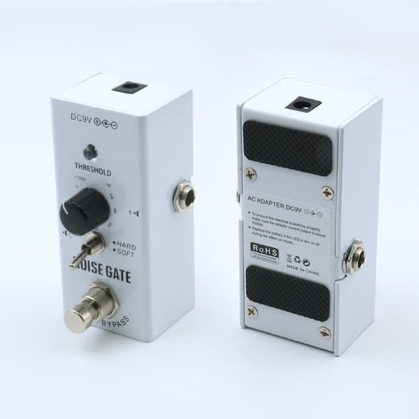 Brusreduceringspedal Metall Brusundertryckare Effekt Gitarr Brusgrind Pedal
