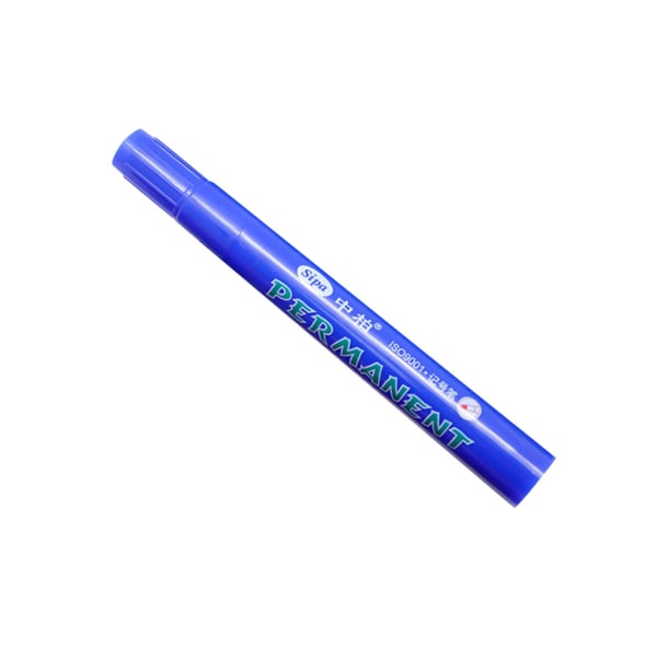 Permanent Marker Pen Black Markers Pennor Snabbtorkande Smidig för Doodling Markering Blue