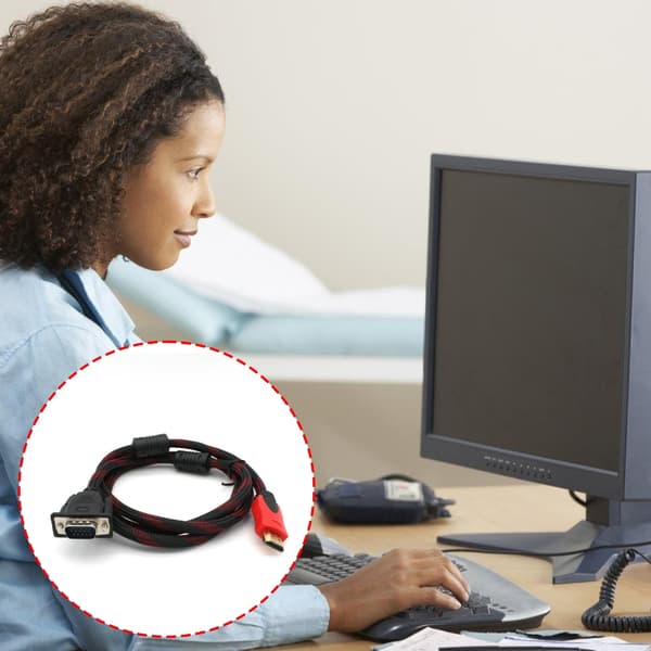 VGA-kabel 1,5 m Premium til digitale skærme