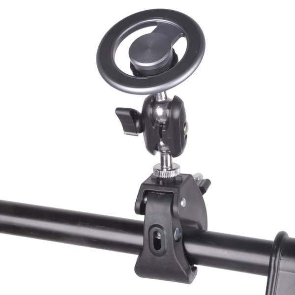 Mikrofonstativ Telefonholder for 16mm til 60mm rør 360 roterende for direktesending