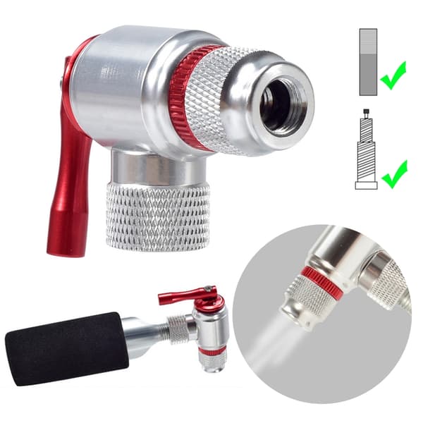 Cykelpump CO2-inflatorer Schrader & Presta-ventiler Mini cykelpump