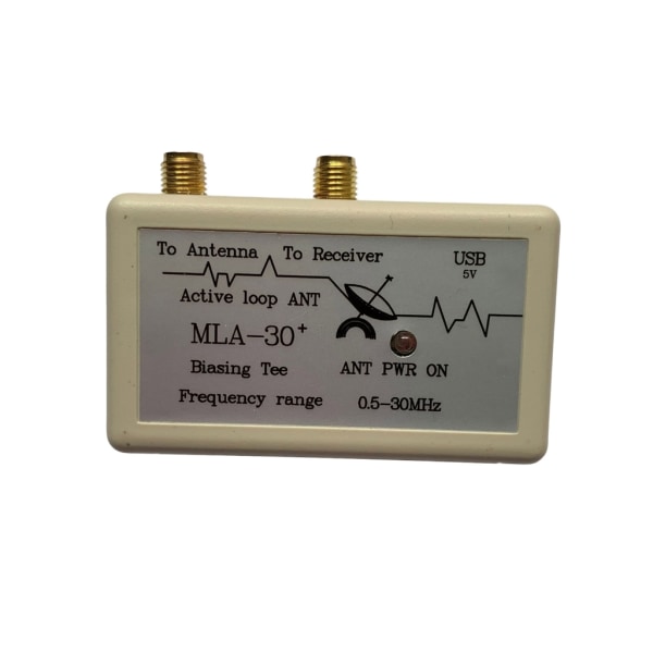 MLA-30+ Plus 0,5-30MHz Medium Short Wave Antenn Outdoor Rooftop- Active Receive Loop Antenn 500kHz-30MHz Kit-Low Noise