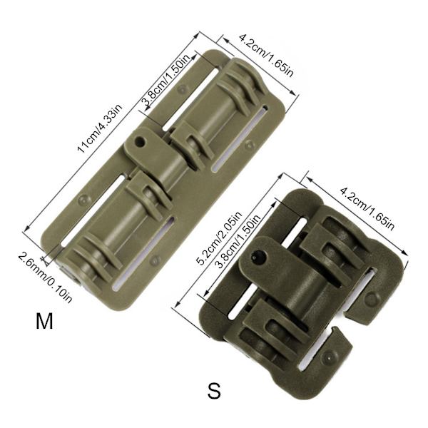Taktisk väst snabbspänne snabbpassning Molles sidobälte Cummerbund rör Mud Waist Buckle