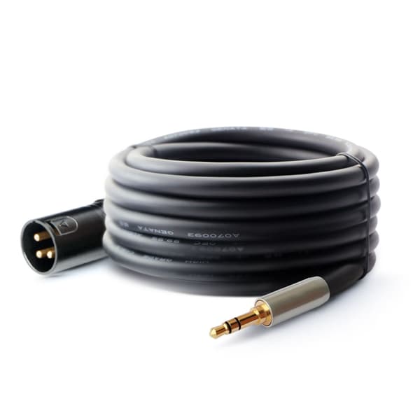 Professionelt 3,5 mmTRS til XLR-mikrofonkabel til Mixing Console effektforstærker