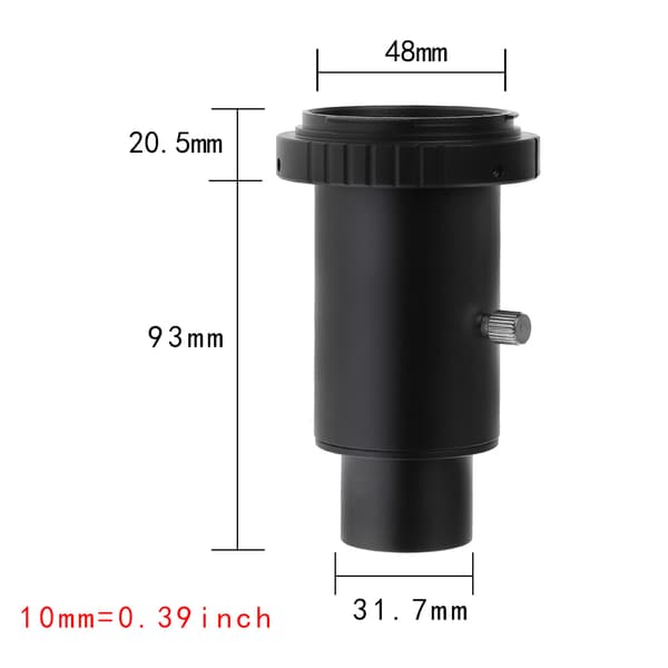 1,25 tommer T-Mount Adapter T2 Konverter Ring til Teleskop