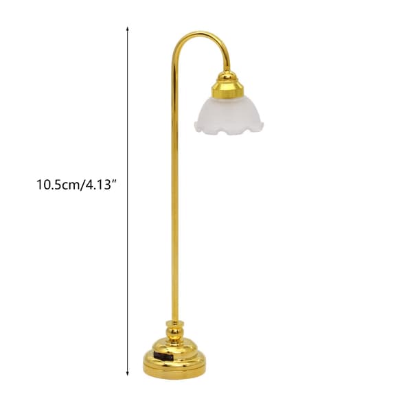 Realistisk Modell Blomsterlampe Modell Dukkehus Lys Rollespill Samleleke