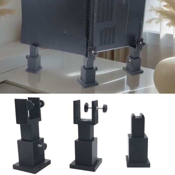 3 STK. Computerstativer i Plast Let Samling Laptop Løfter Holder