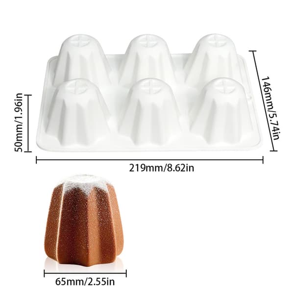 Ottekanterform Dessertforme Chokoladeform Køkkenbageudstyr