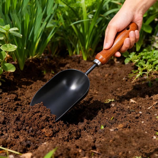 Trädgårdsspade Plantera Handspadar Jord Plantering Grävning Omplantering Sked