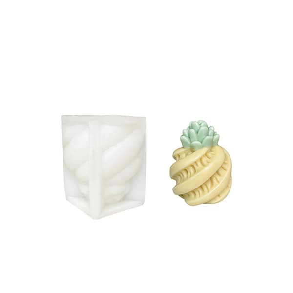 Ananas Fruktform Silikon Stearinlysform Matkvalitets Silikon Varmebestandig