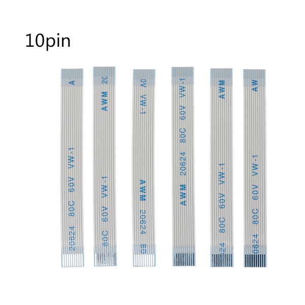 6-Pack 12 Pin 10 Pin 14 Pin Power Button Flex Ribbon Kabel til Controller