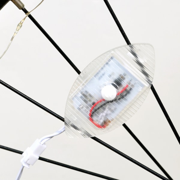 Cykelhjulsljus - Coola LED-cykelekerlampor för barn, säkerhetsnavstillbehör för pojkar, flickor, vuxna, vattentät