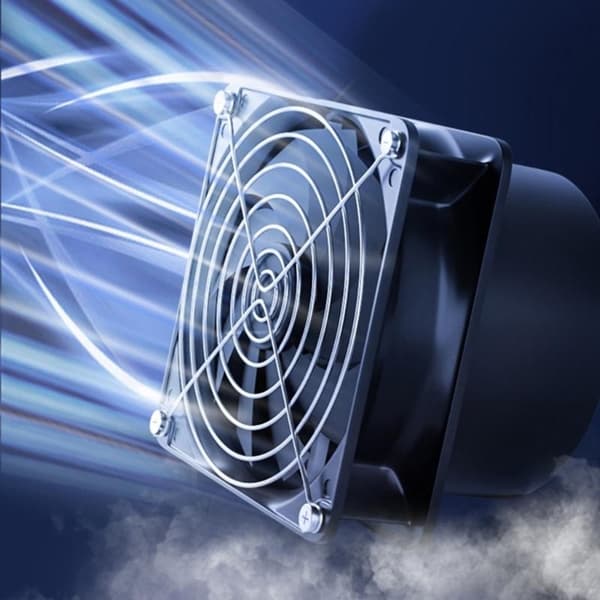 Inline Kanalventilator 12V Justerbar Hastighed Udstødningsblæser Kit Til Køkken Hydroponics