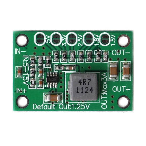DC Buck Step Down Power Converter Board Jännitesäädin Step Down Power 5-16 V - 1,25 V 1,5 V 1,8 V 2,5 V 3,3 V