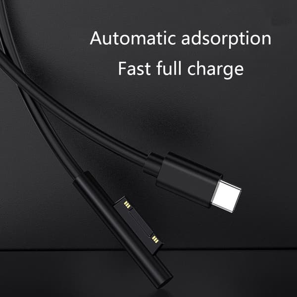 USB C Strømforsyningsoplader Adapter Opladerkabel til Surface Pro 7/6/54/3 Laptop