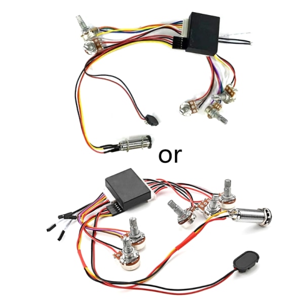 Forhåndskablet Bass Preamp Circuit Pickup Active Passive EQ Equalizers for Bass Pickup