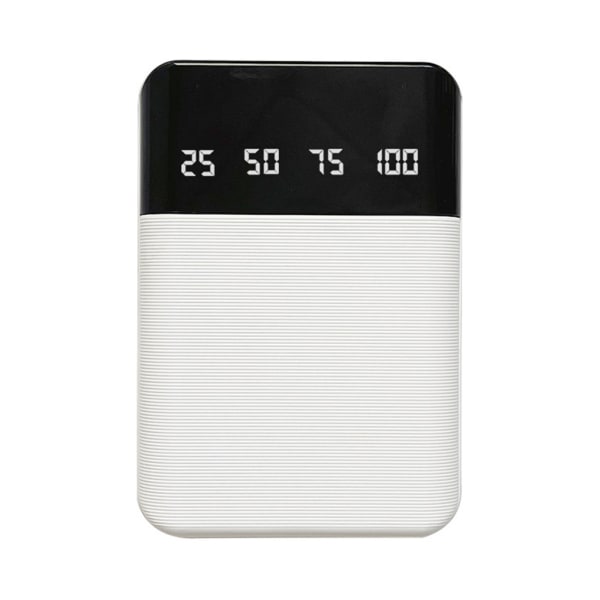 LCD-näyttö 4x18650/18700/20700/21700 Akku case Power Bank Shellin ulkoiseen laatikkoon ilman akkua Powerbank Prote