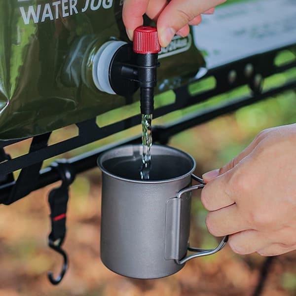 7,5L Vandbeholder til Camping med Hane