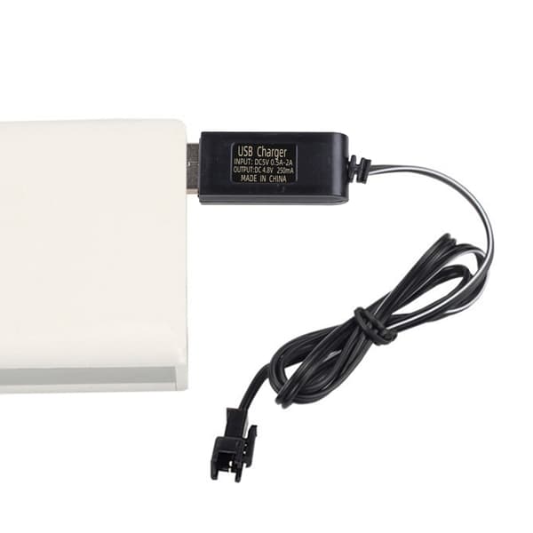 4.8V 2P Stik USB Opladerkabel 4.8V 250mA Output til Legetøjsbil