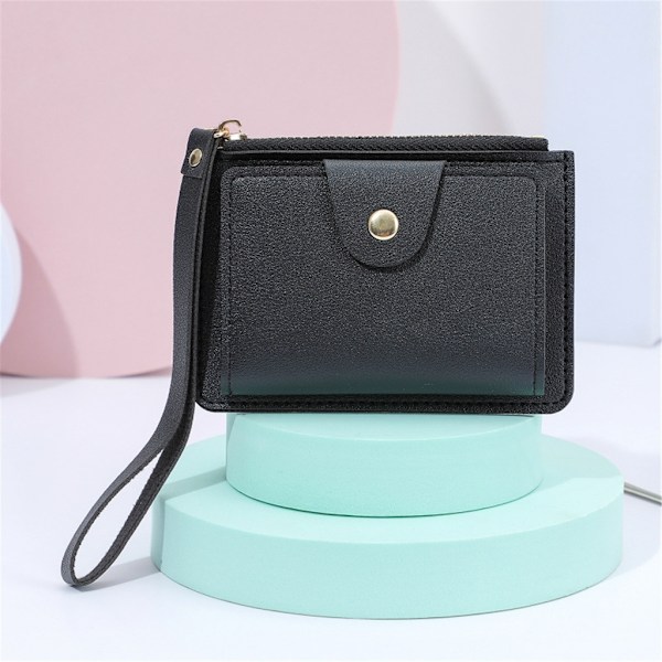 Kvinner jente clutch veske Mynt veske Multi-slot armbånd veske Bankkortholder Pink