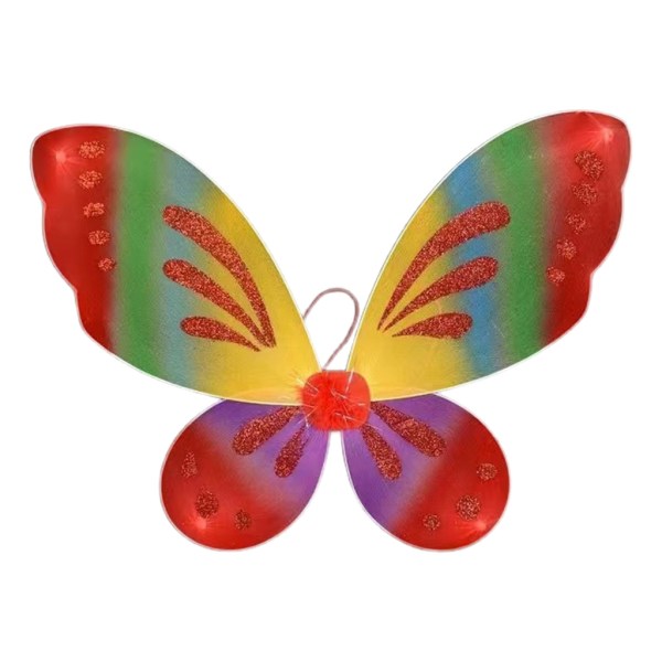 for Butterfly Wings for Kids Jente LED Princess Wings Magic Dress Up Costume for m/ String Lights Cosplay School Dance fo