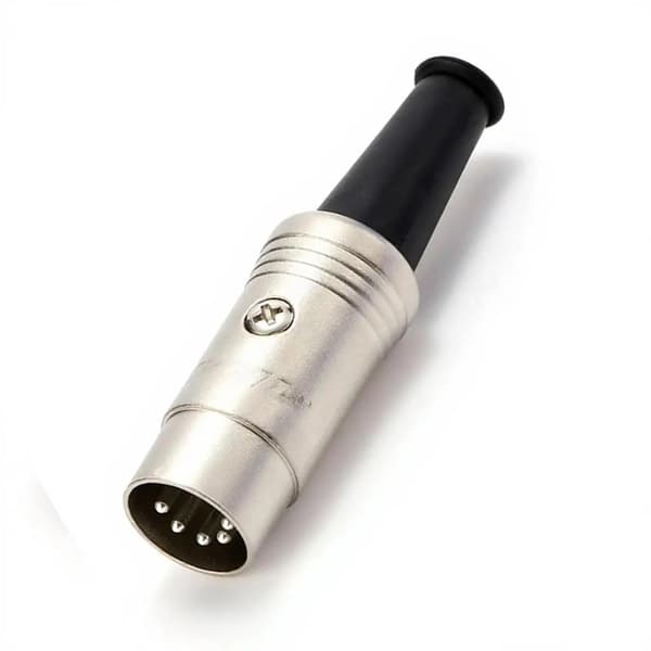 Han 5-bens DIN-stik til MIDI-keyboardkabel, konnektoradapter til elektronik