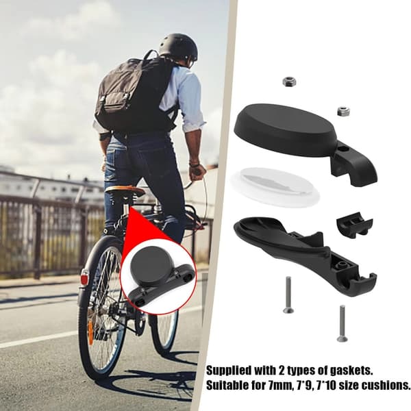 Kompakt Cykelsæde Tracker Holder med Sikkerhedsskruer Positionering til