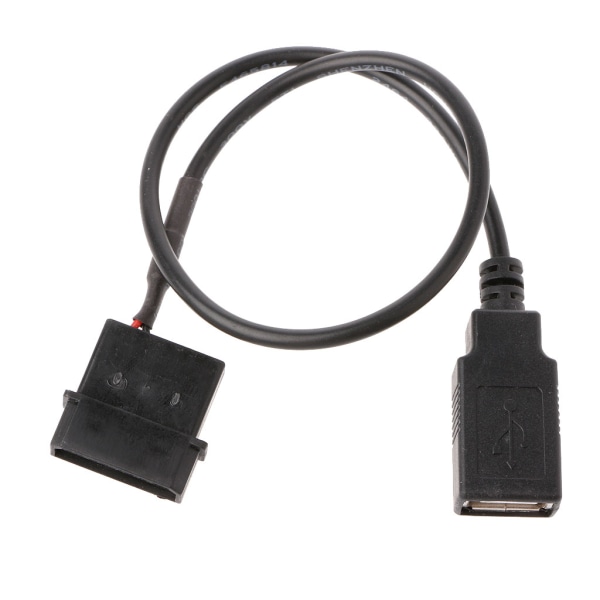 IDE Molex till USB A hane-omvandlare 5V power för bärbar router kylfläkt