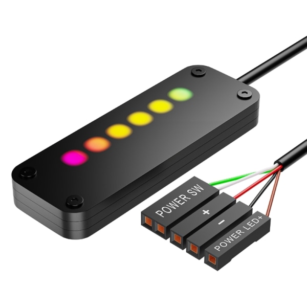 Praktisk PC Power Control TouchSliding Controller-knapp for stasjonær datamaskin