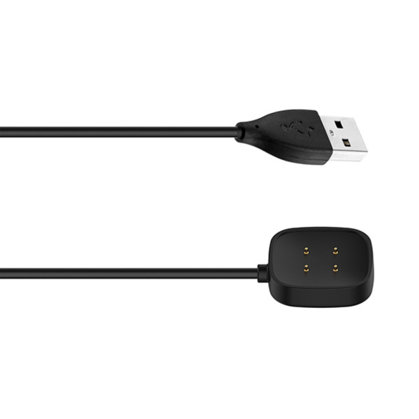USB laddningssladd Dockningsfäste Base Magnetisk laddare Adapter för Fitbit Versa 3