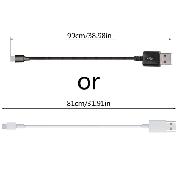 1M Micro USB 2.0 A Han til B Han Synkroniserings Data Adapter Opladerkabel til LG